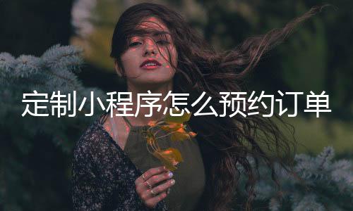 定制小程序怎么预约订单_(定制小程序怎么预约订单退款)